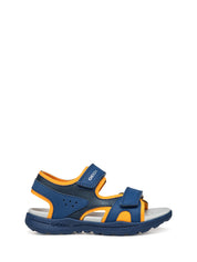 Sandali con strappi Blu Geox