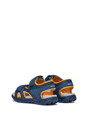 Sandali con strappi Blu Geox