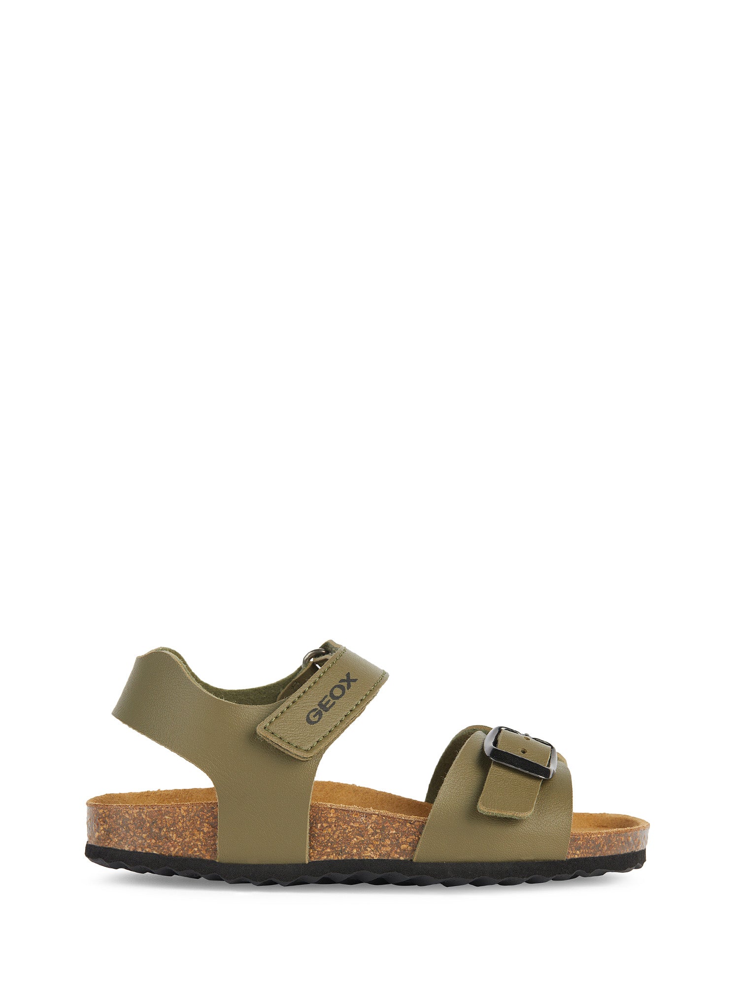 Sandali con strappi Verde Geox