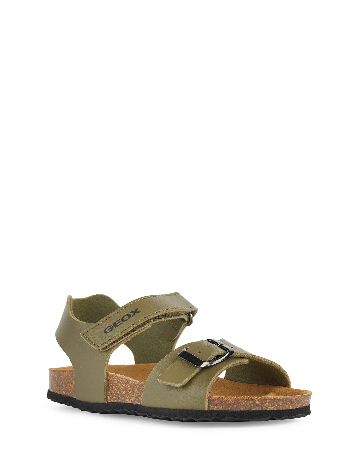 Sandali con strappi Verde Geox