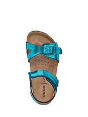 Sandali con strappi Blu Geox