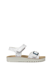 Sandali con strappi Bianco Geox