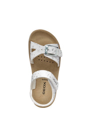 Sandali con strappi Bianco Geox