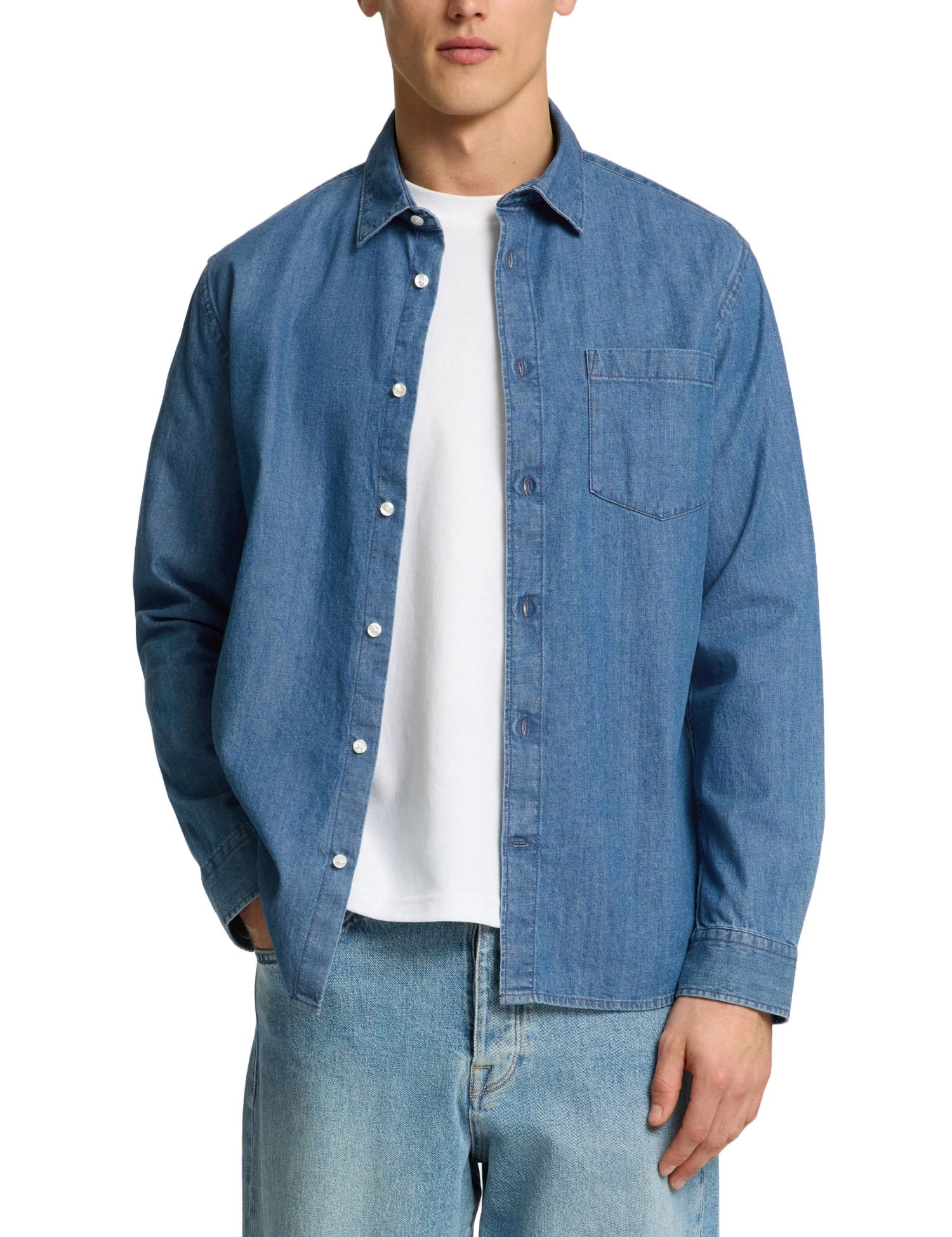 Camicie Blu Selected Homme Black