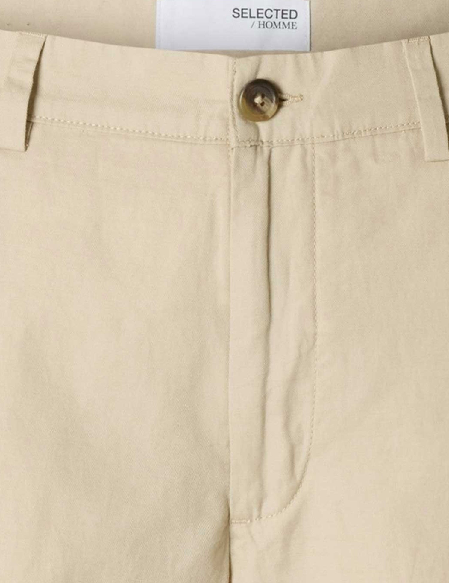 Bermuda Beige Selected Homme Black