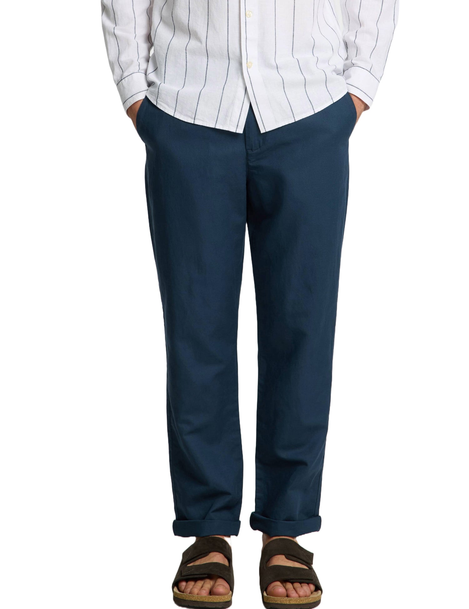Pantaloni Blu Selected Homme Black