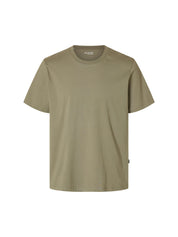 T-shirt Verde Selected Homme Black