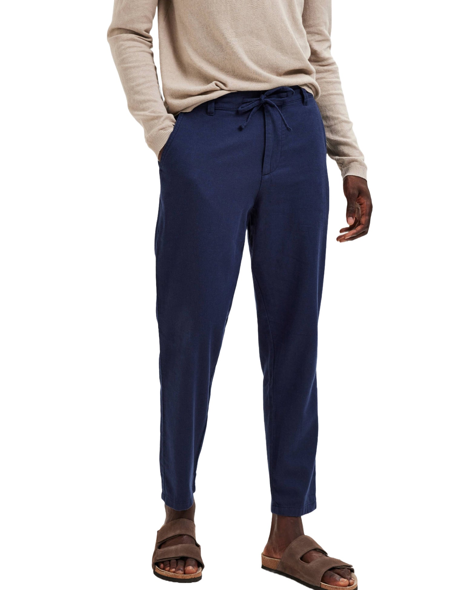 Pantaloni Blu Selected Homme Black