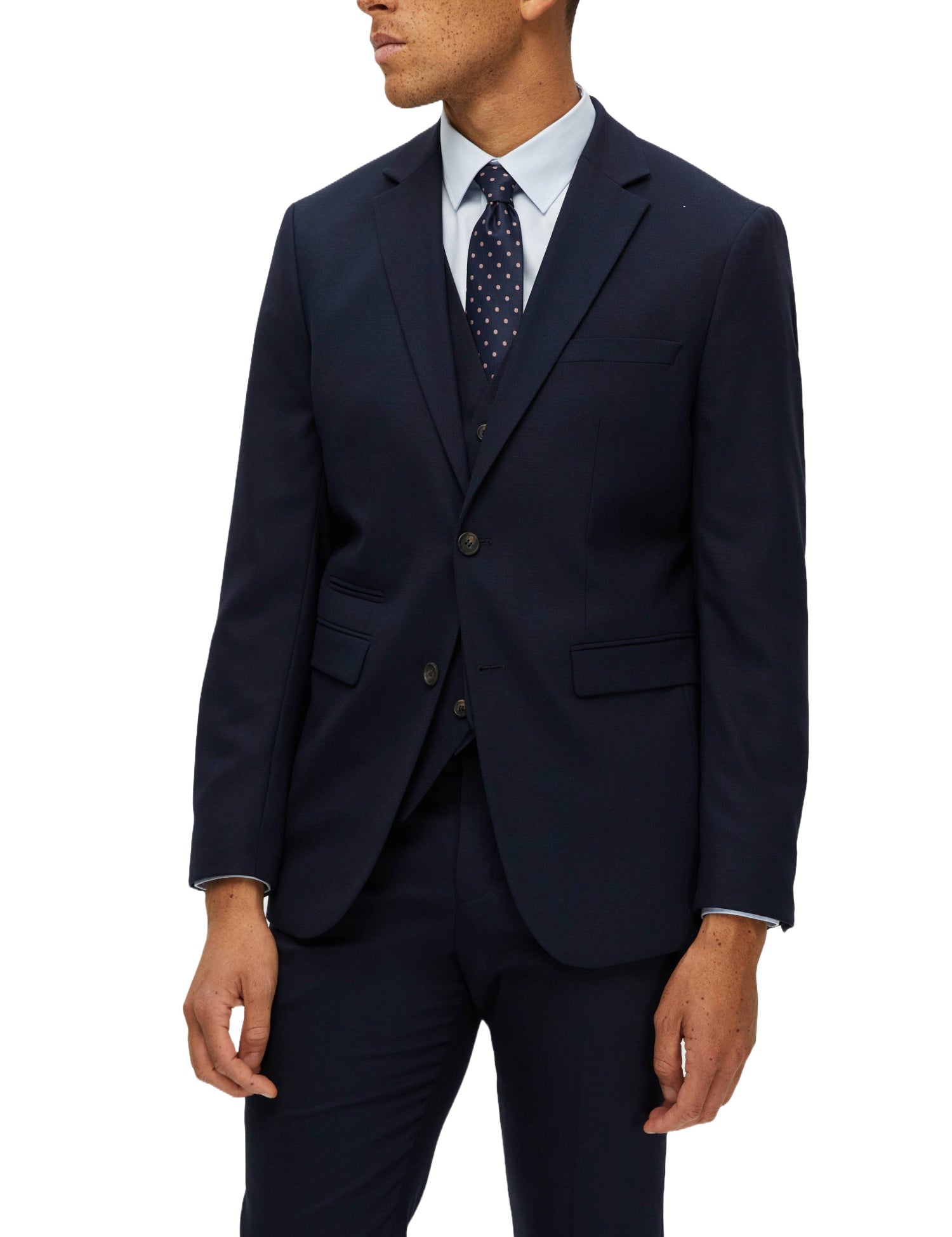 Blazer Blu Scuro Selected Homme Black