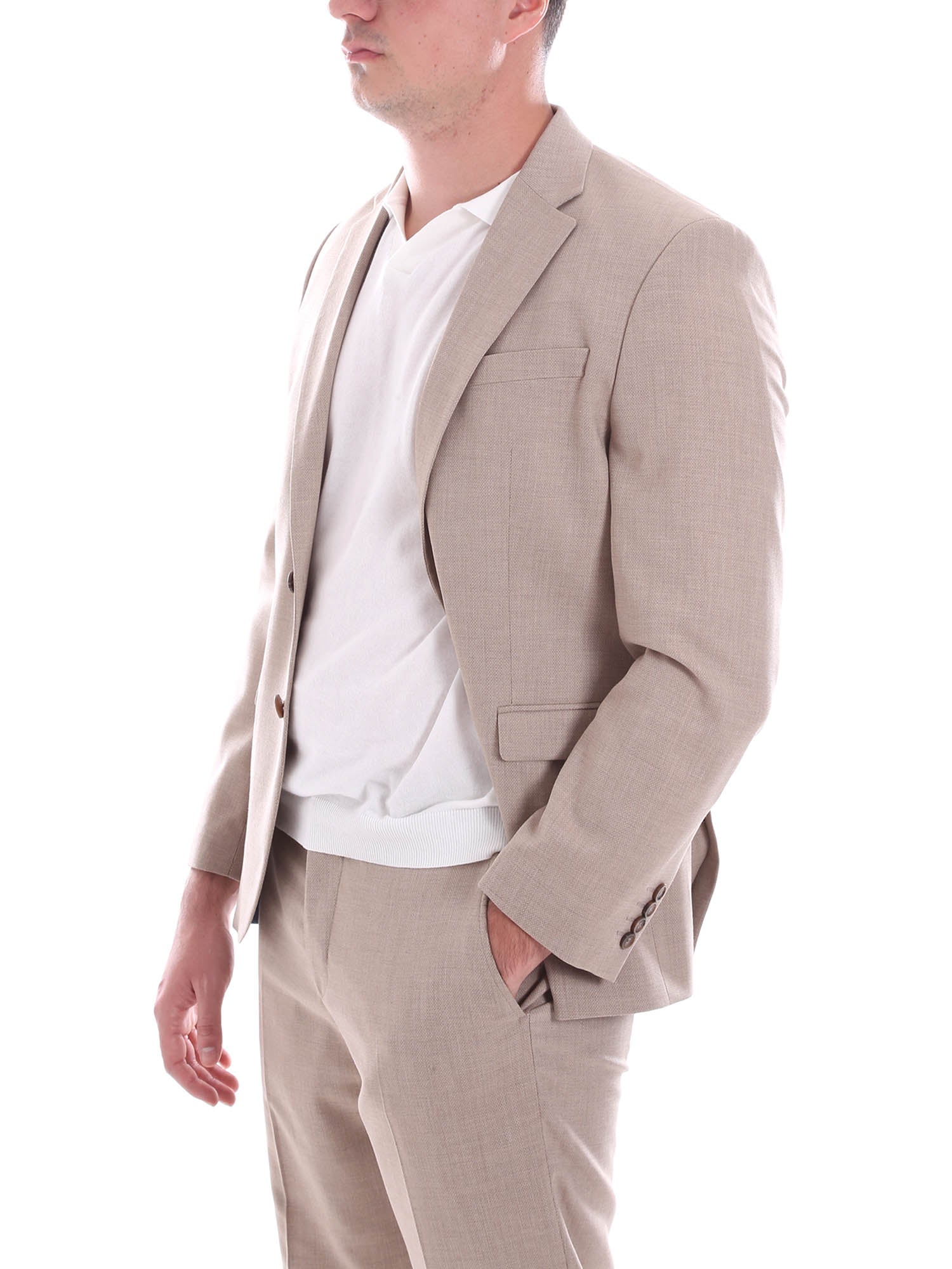Blazer Beige Selected Homme Black