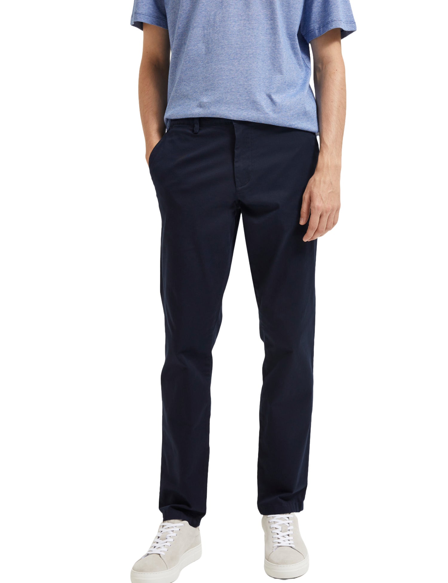 Pantaloni Blu Scuro Selected Homme Black