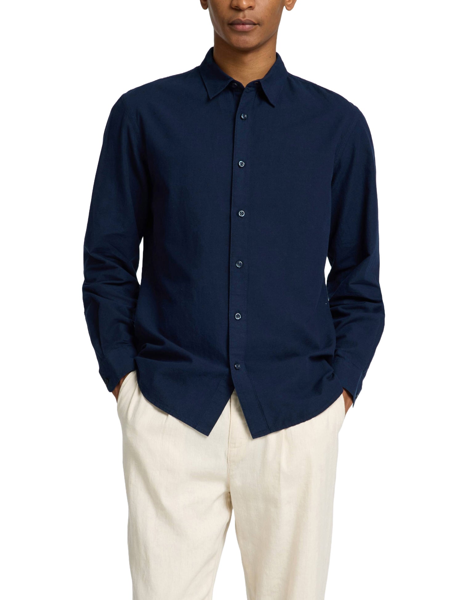 Camicie Blu Scuro Selected Homme Black