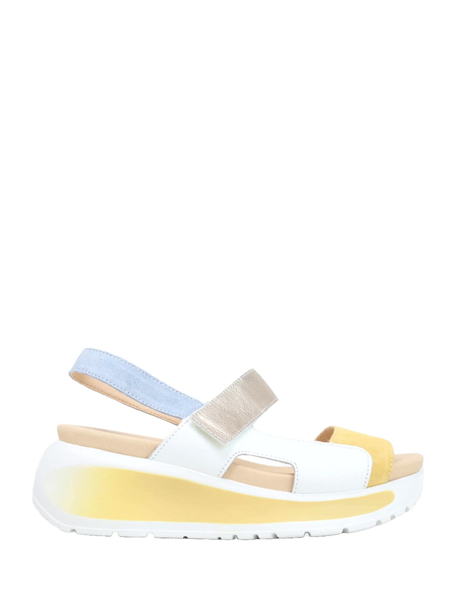Sandali zeppa Bianco Callaghan