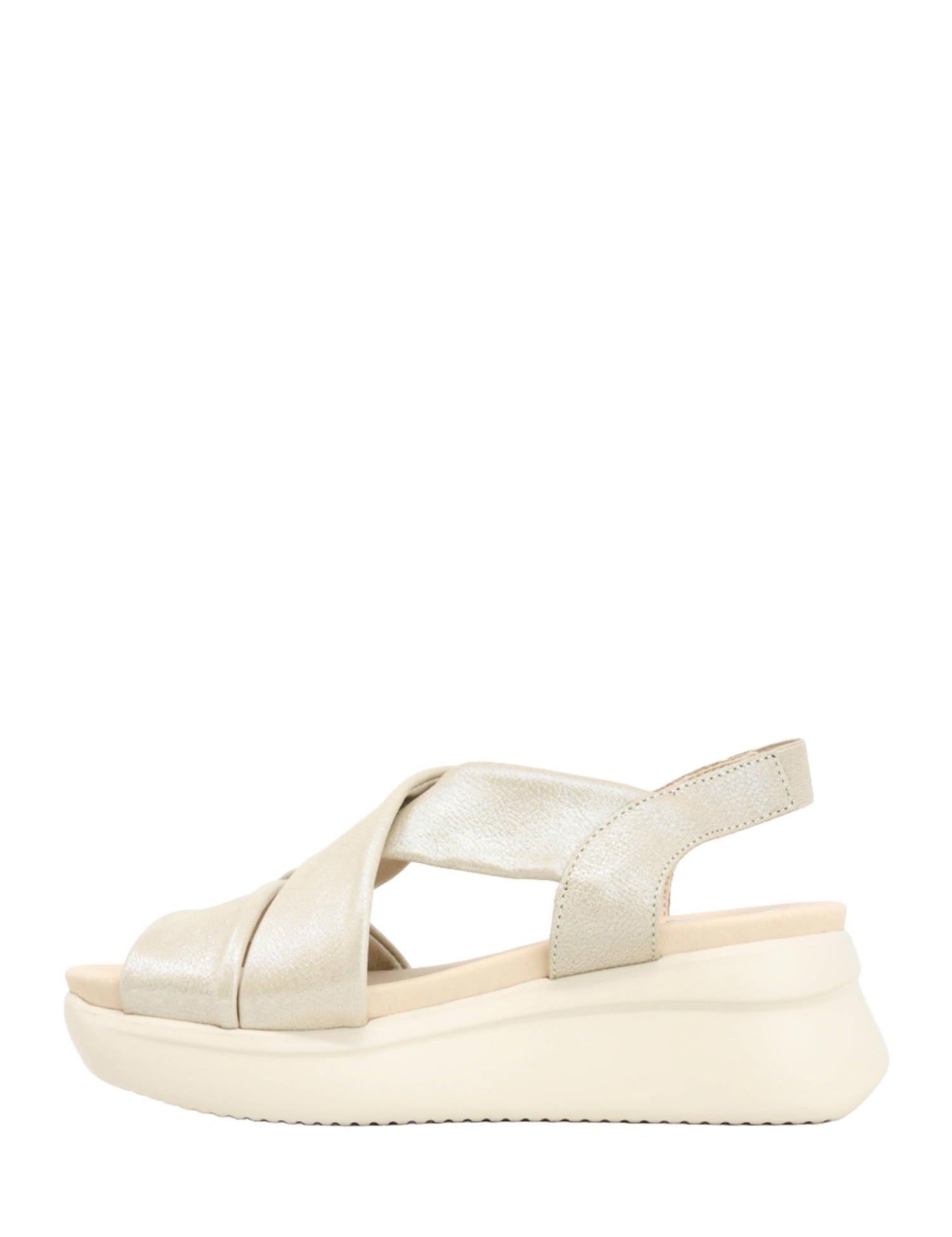 Sandali zeppa Beige Callaghan