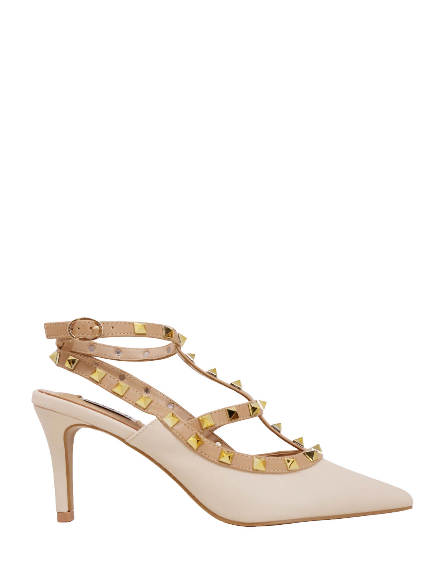 Sandali tacco Beige Keys