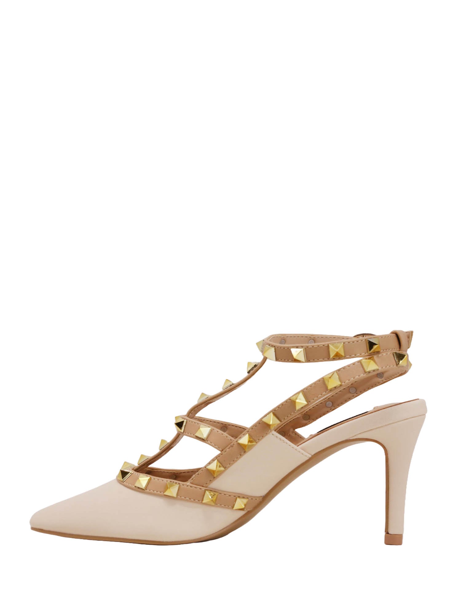 Sandali tacco Beige Keys