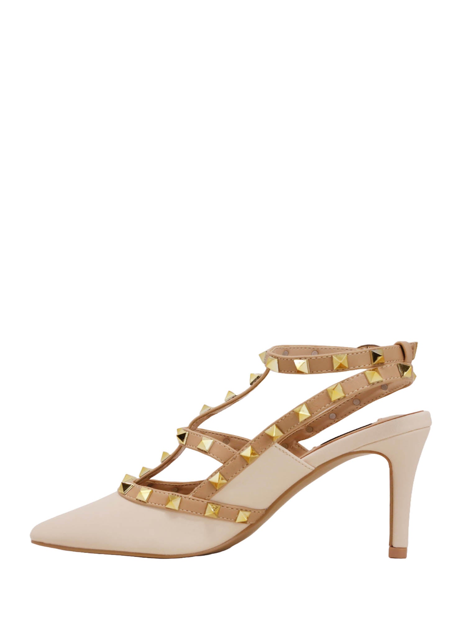 Sandali tacco Beige Keys