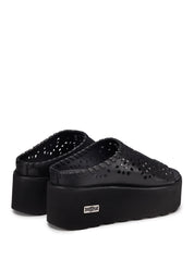 Sandali zeppa Nero Cult