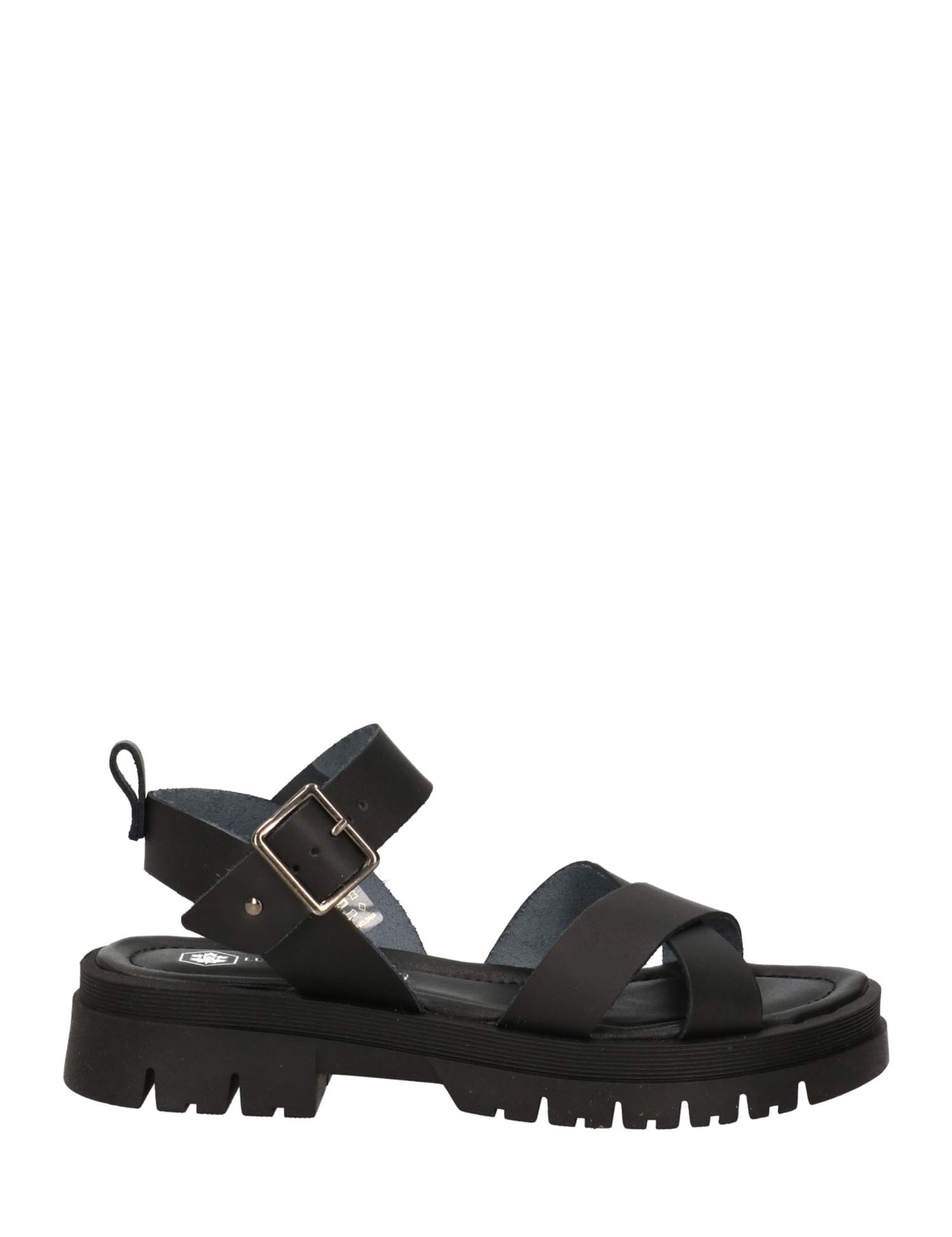Sandali zeppa Nero Lumberjack