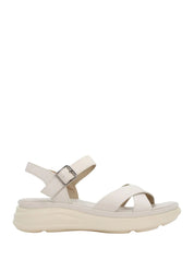 Sandali zeppa Avorio Lumberjack