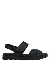 Sandali con strappi Nero Lumberjack