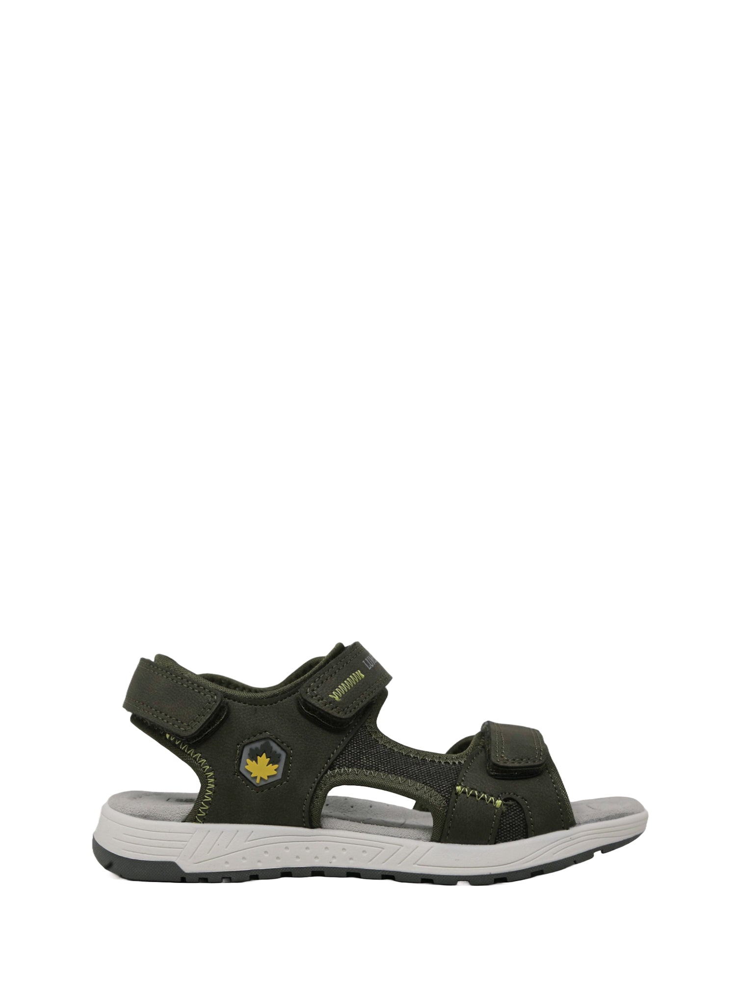 Sandali con strappi Verde Lumberjack