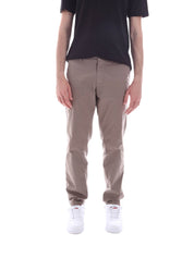 Pantaloni Marrone Borgoni Milano