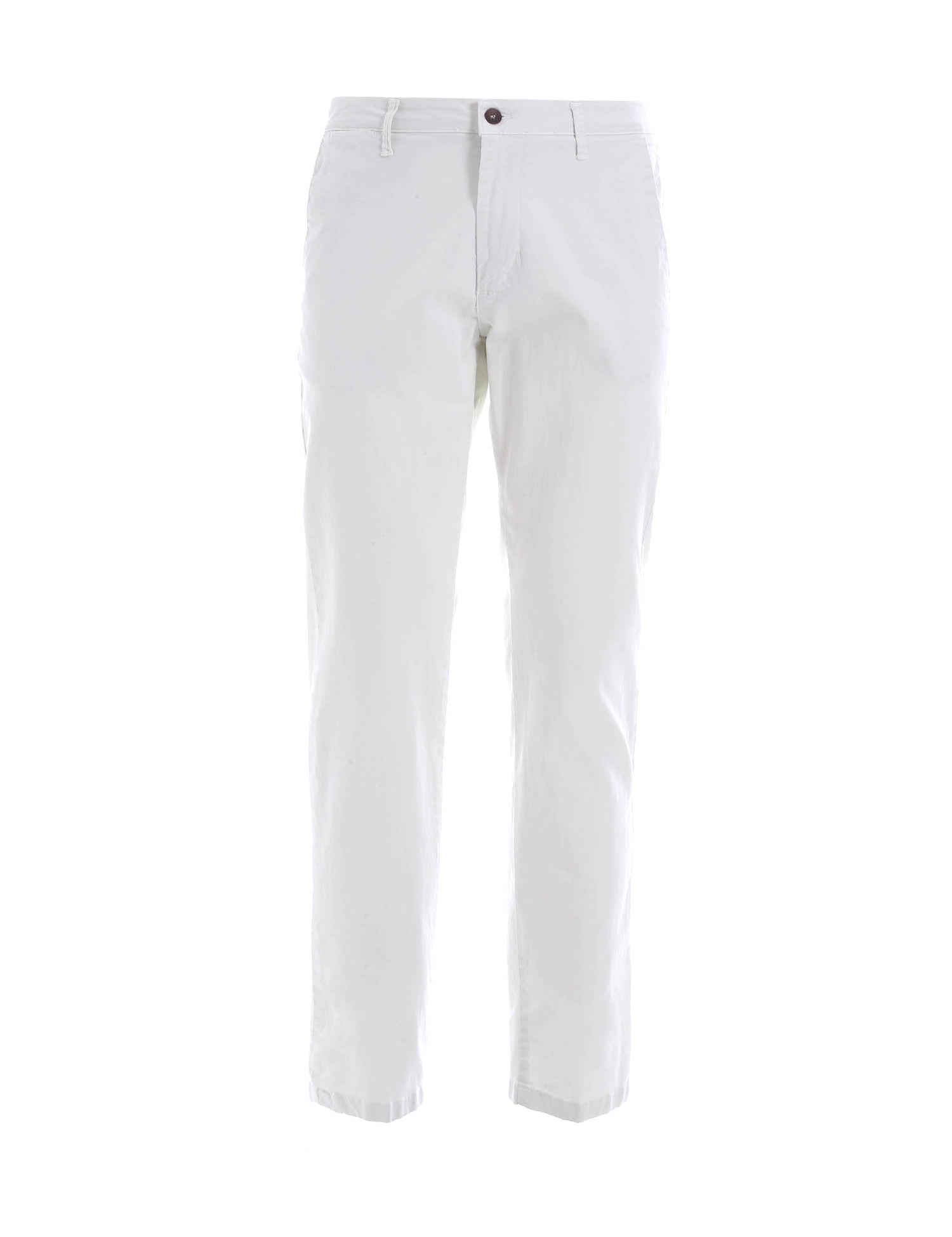 Pantaloni Bianco Borgoni Milano