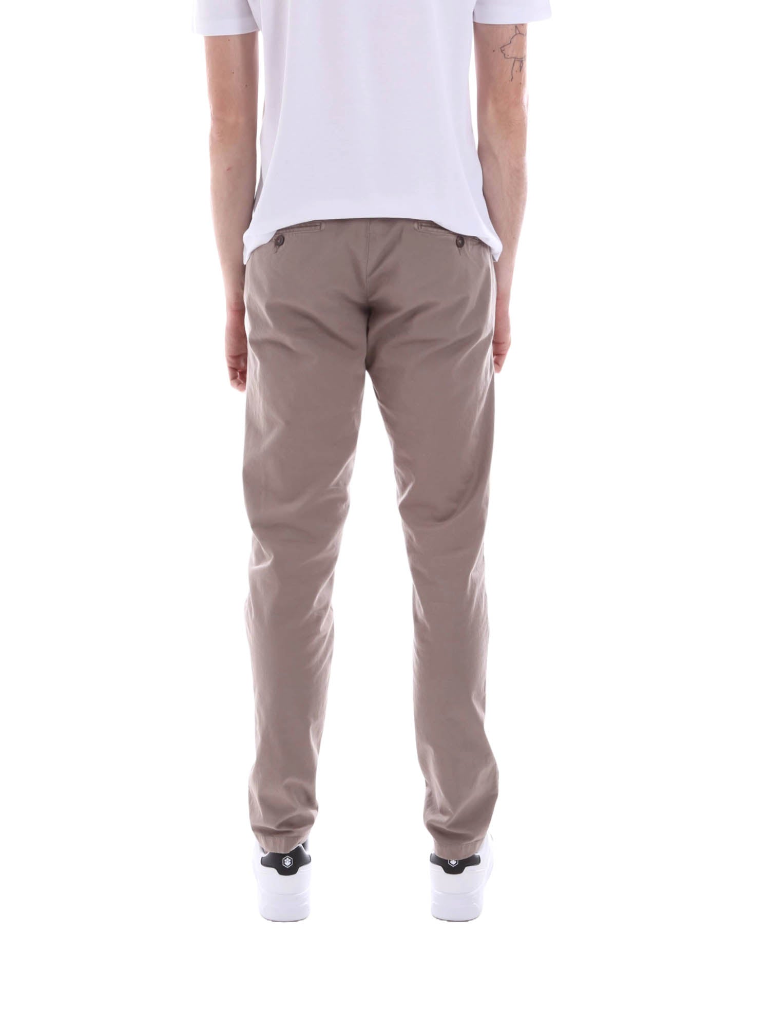 Pantaloni Beige Borgoni Milano