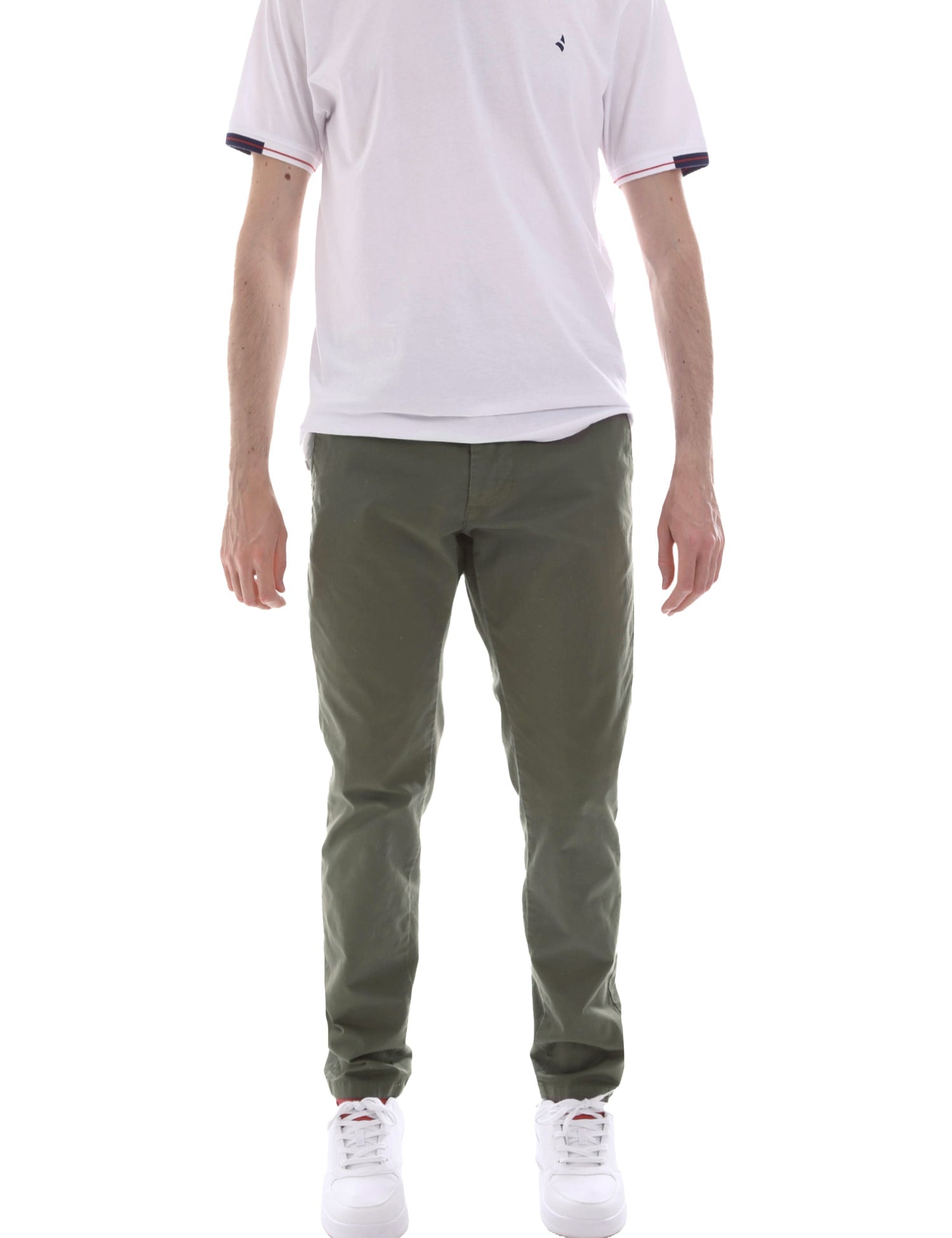 Pantaloni Verde Borgoni Milano