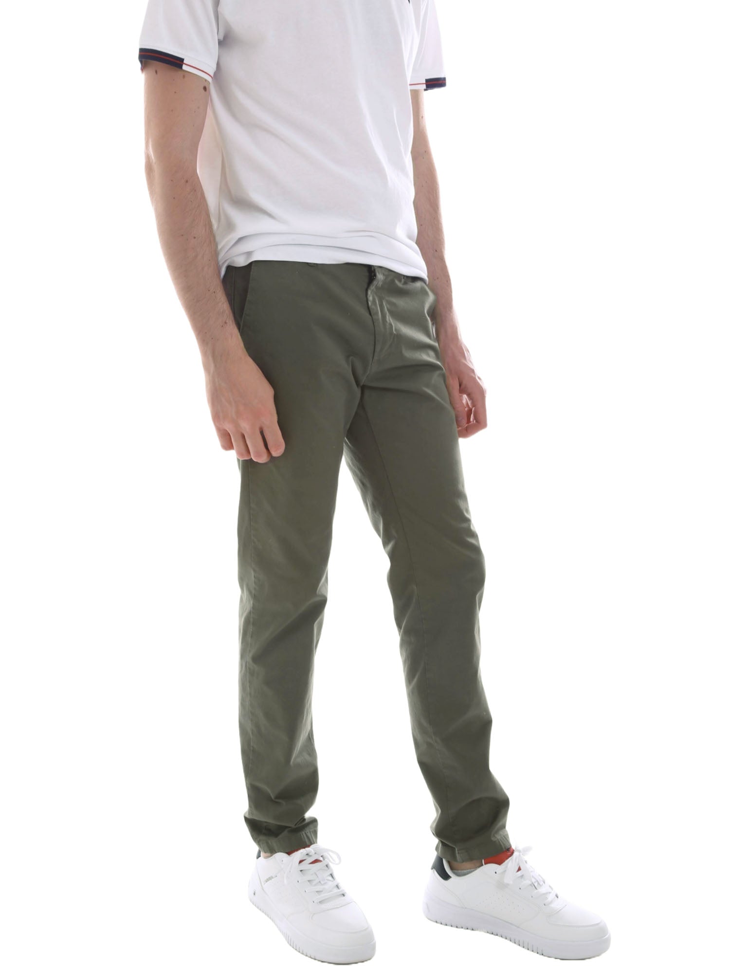Pantaloni Verde Borgoni Milano