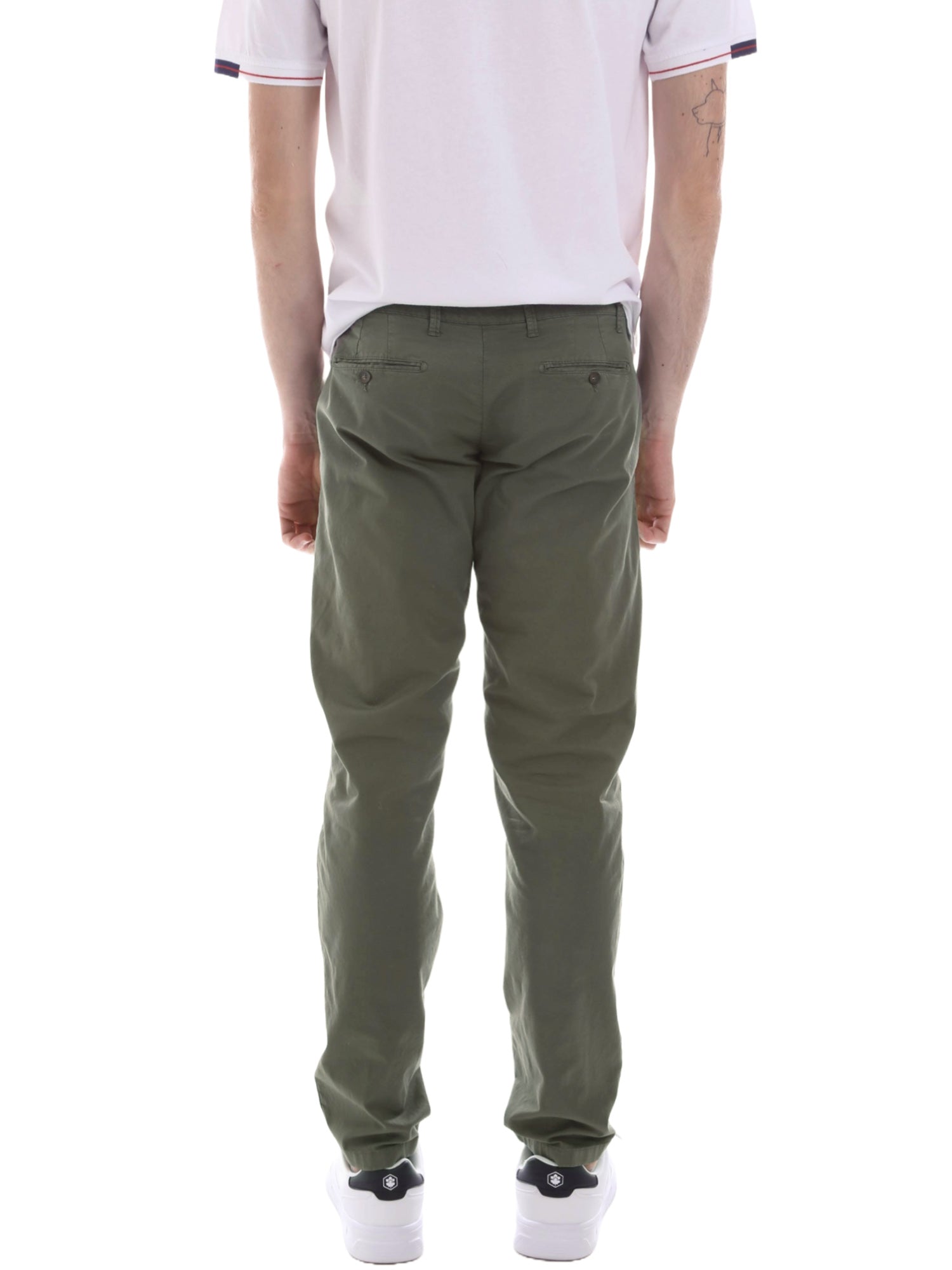 Pantaloni Verde Borgoni Milano