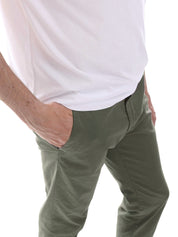 Pantaloni Verde Borgoni Milano