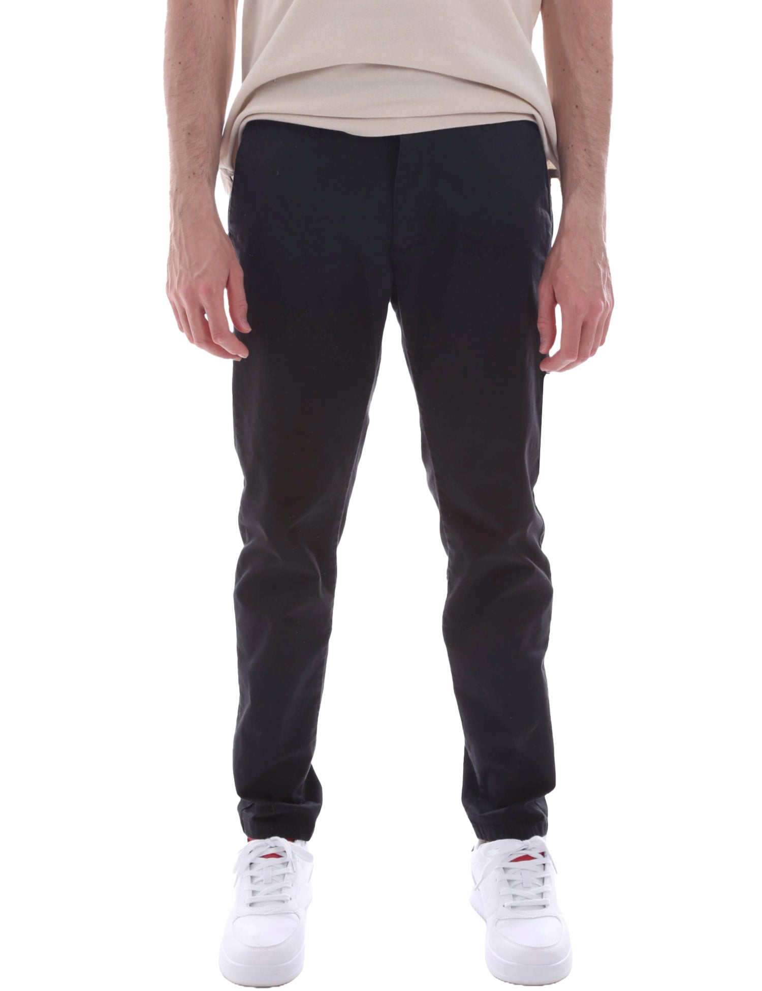 Pantaloni Nero Borgoni Milano
