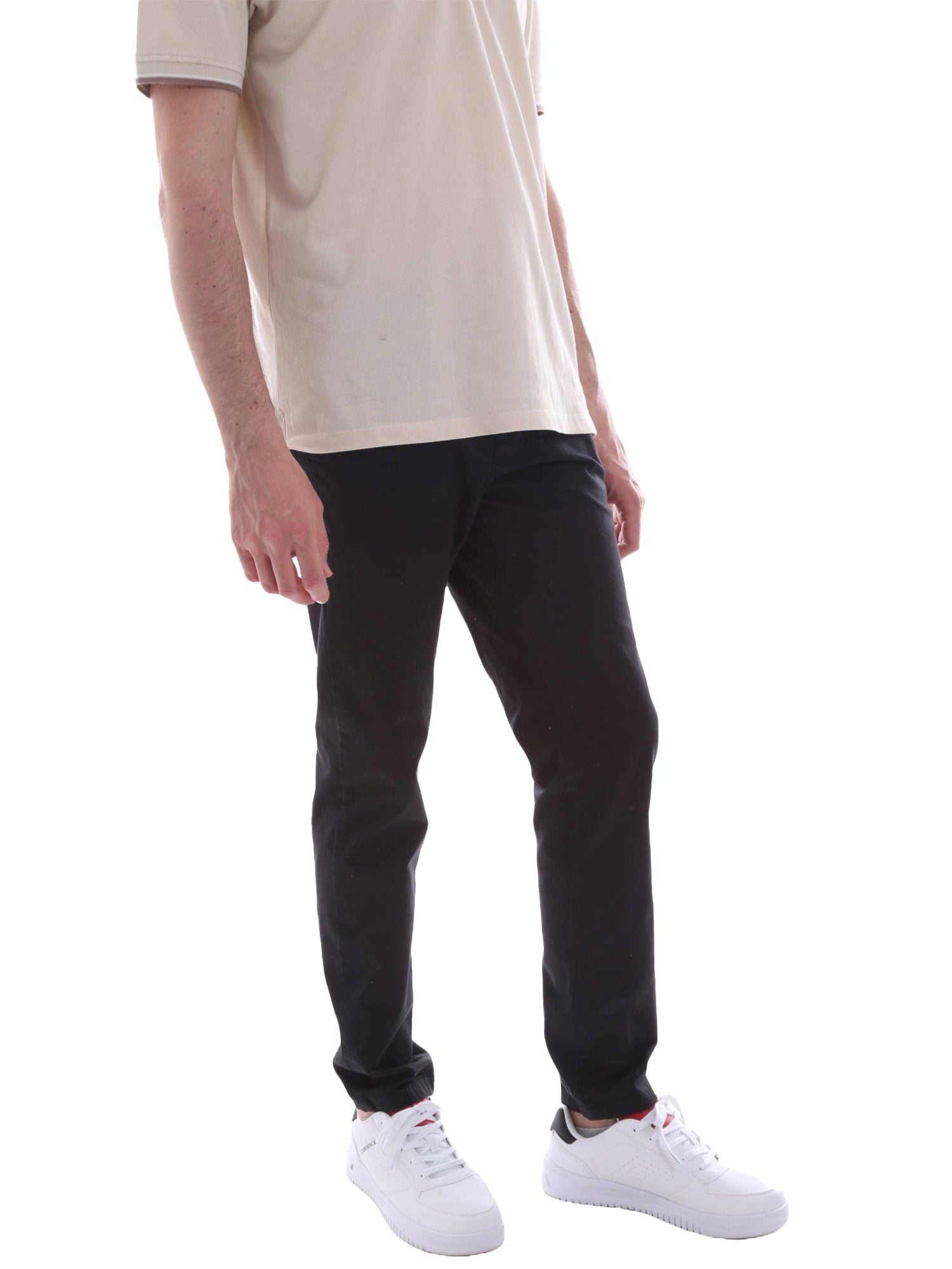 Pantaloni Nero Borgoni Milano
