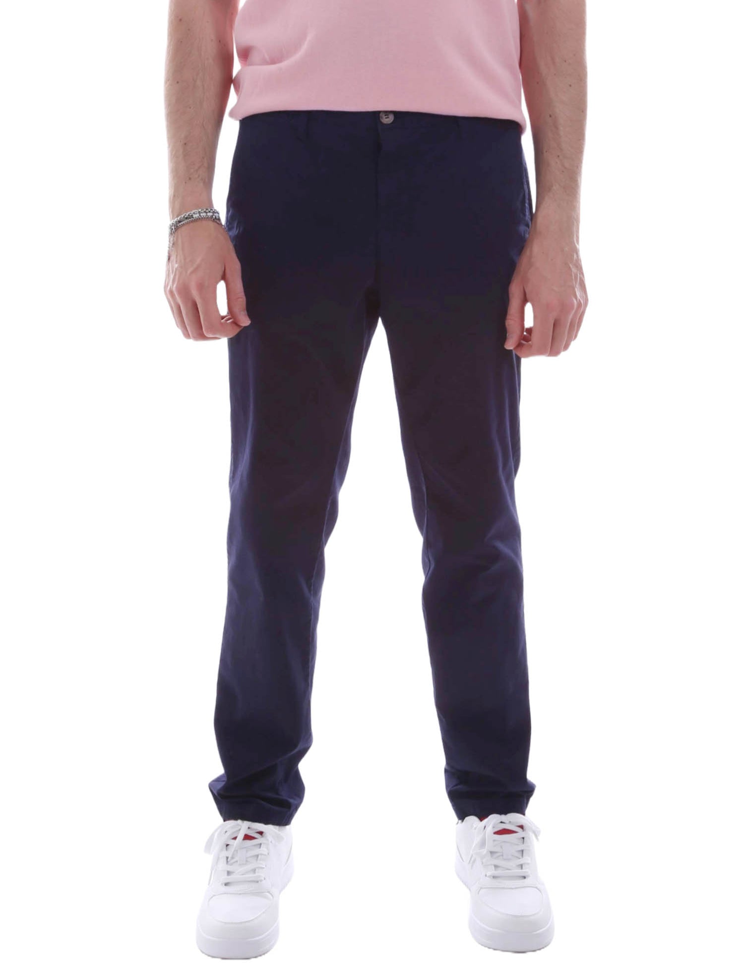 Pantaloni Blu Borgoni Milano