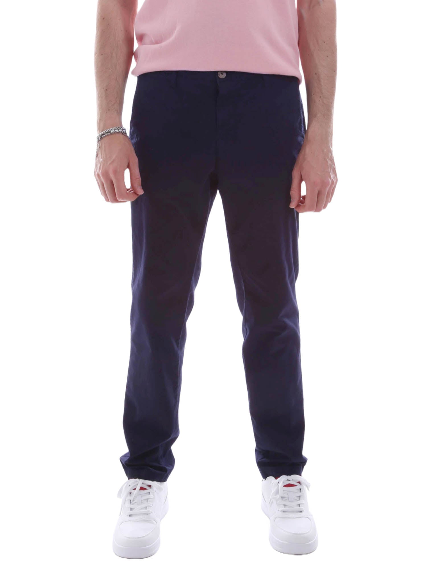 Pantaloni Blu Borgoni Milano