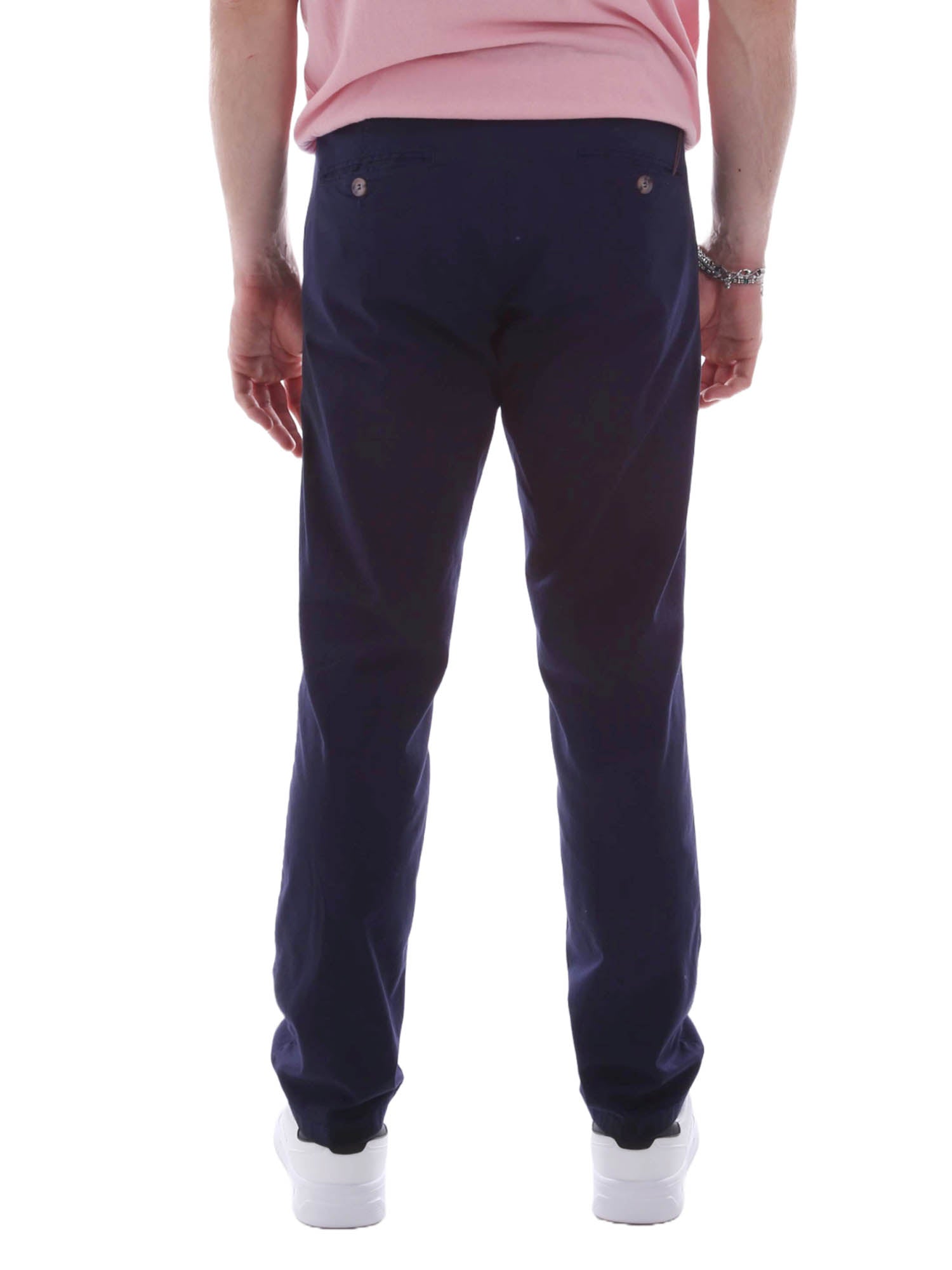 Pantaloni Blu Borgoni Milano