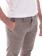 Pantaloni Tortora Borgoni Milano