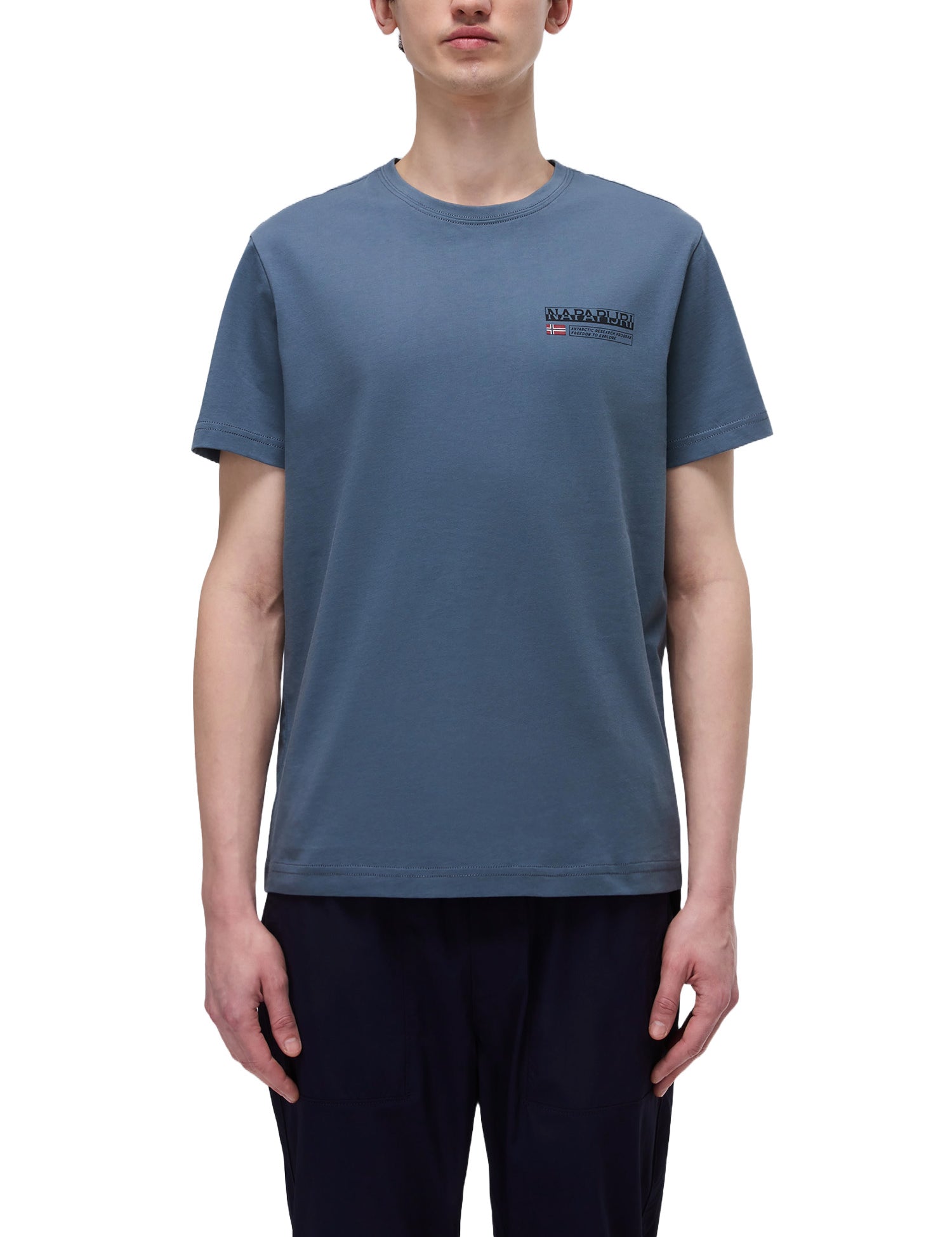 T-shirt Blu Chiaro Napapijri