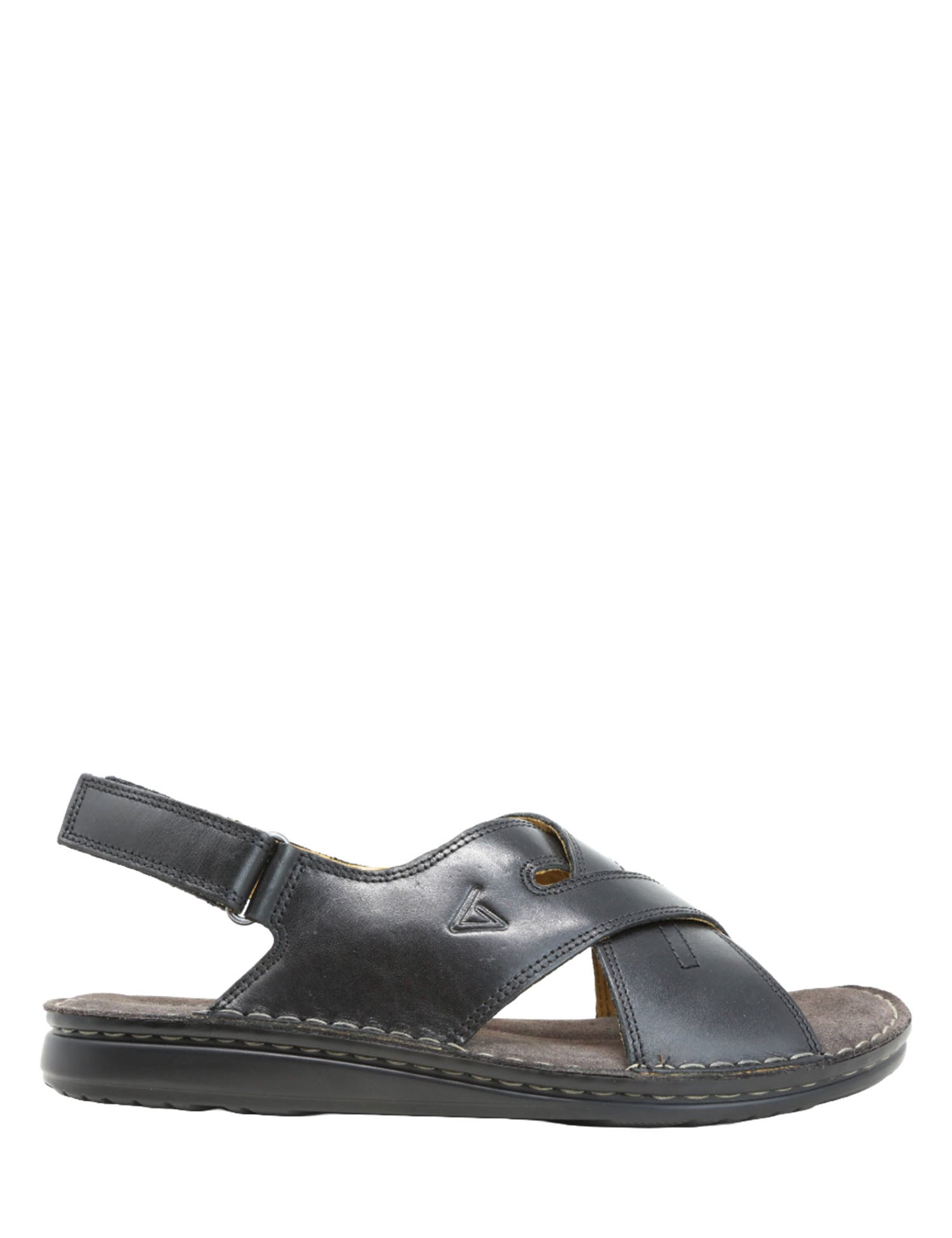 Sandali con strappi Nero Valleverde