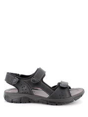 Sandali con strappi Nero Igi&co