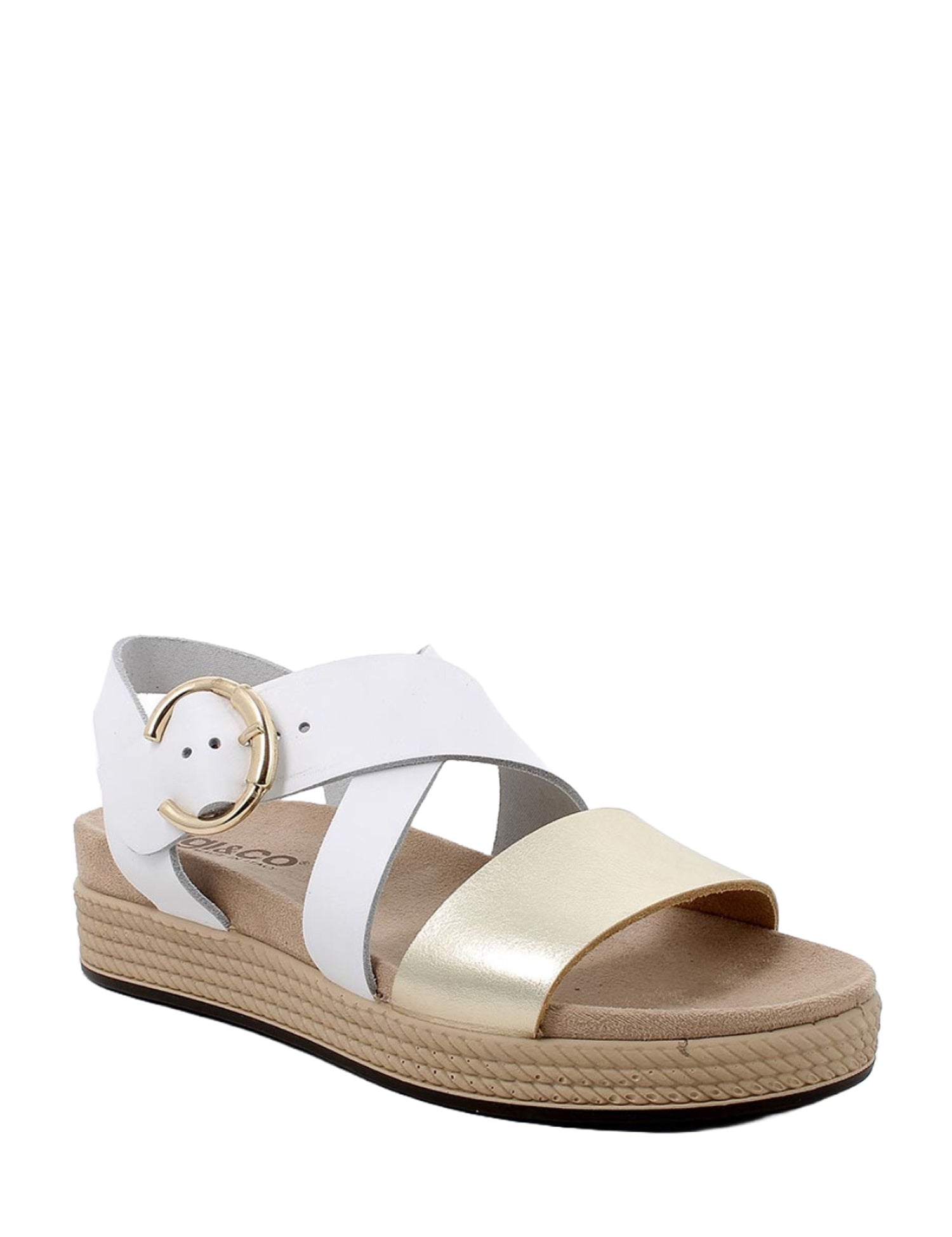 Sandali zeppa Bianco Igi&co