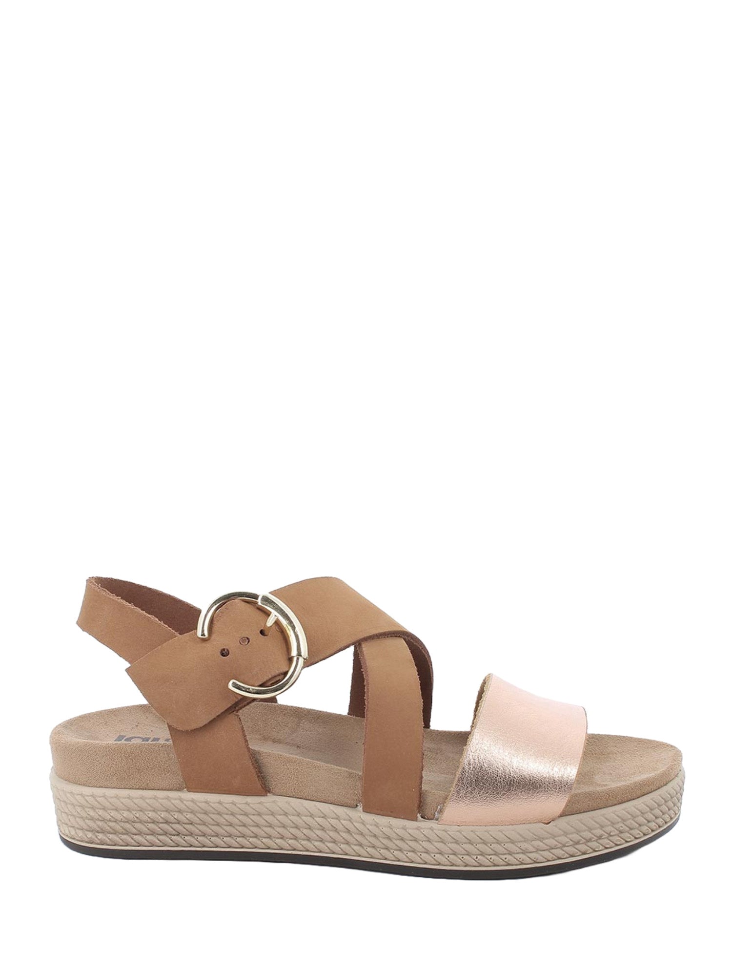 Sandali zeppa Marrone Igi&co