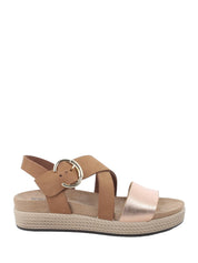 Sandali zeppa Marrone Igi&co