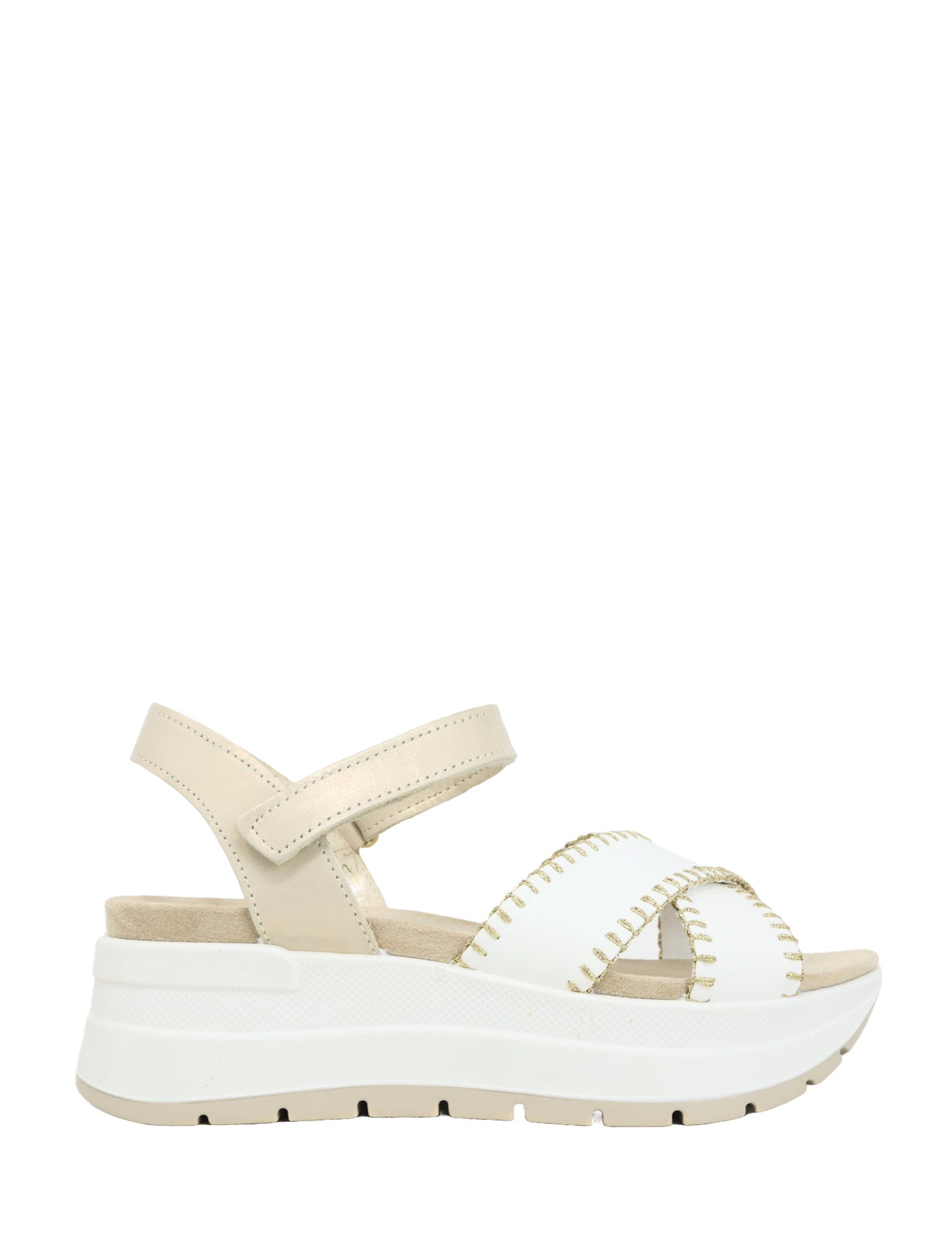 Sandali con strappi Bianco Igi&co