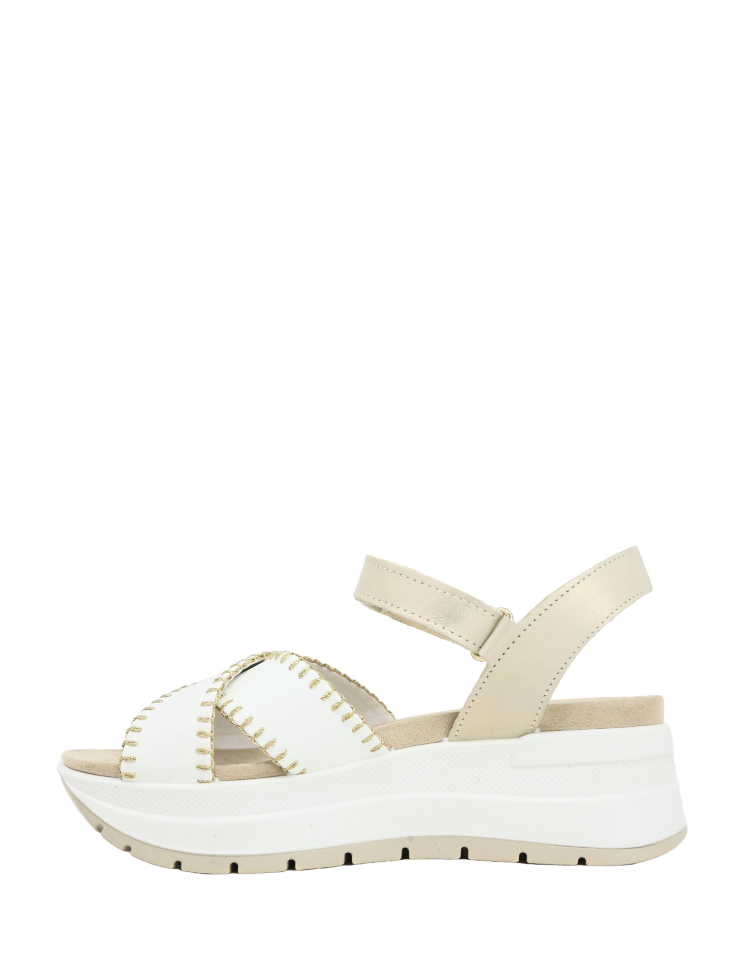 Sandali con strappi Bianco Igi&co