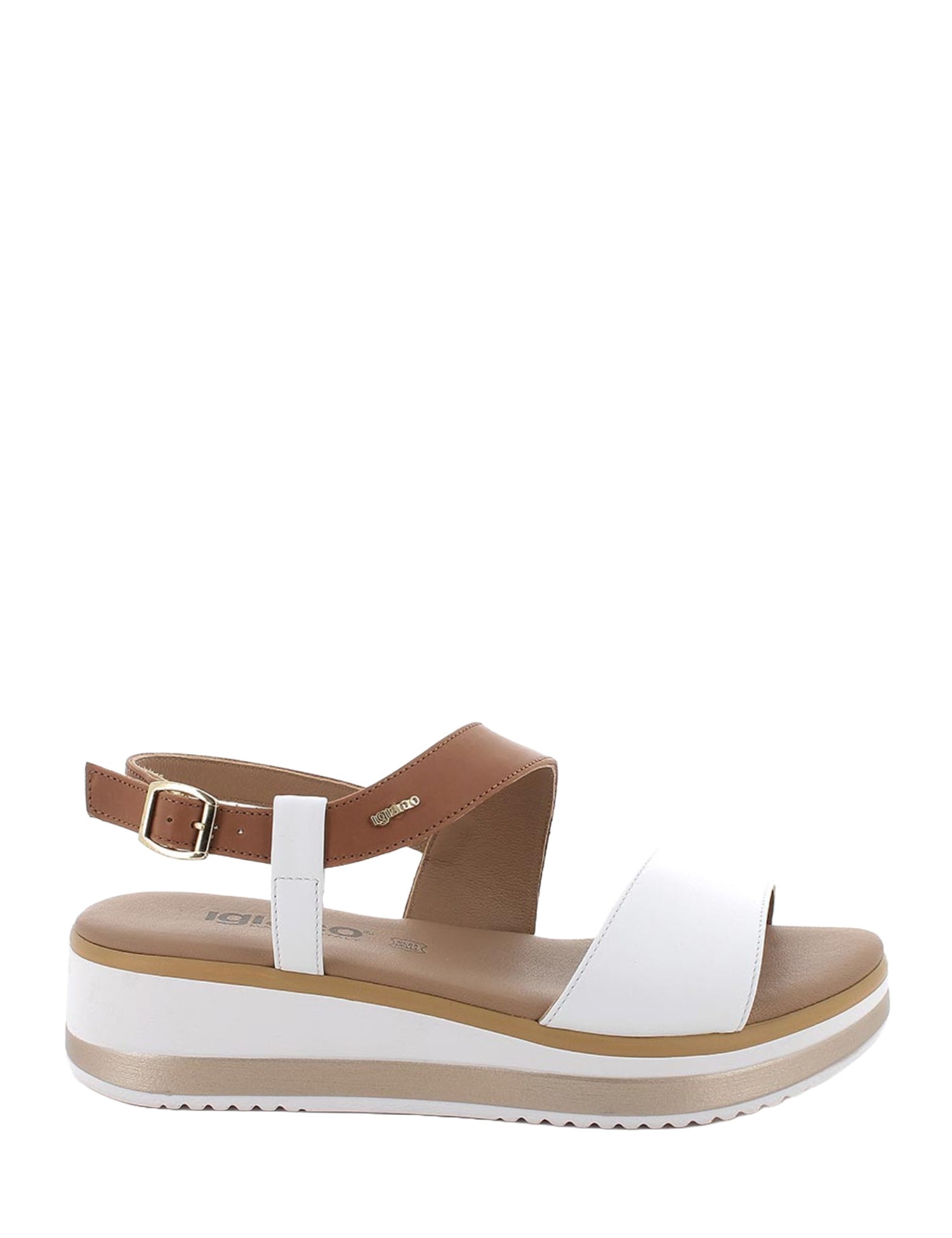 Sandali zeppa Bianco Igi&co