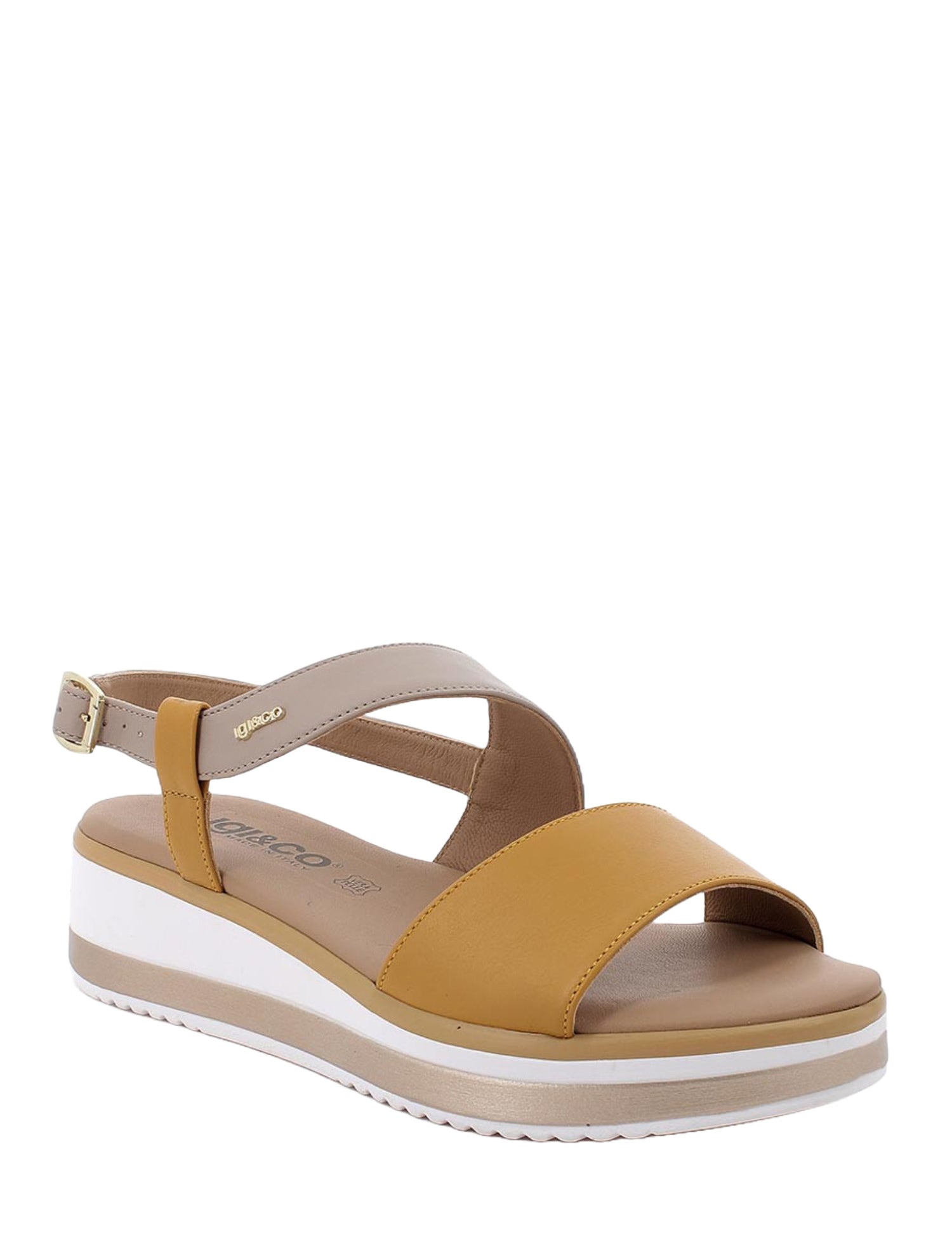 Sandali zeppa Giallo Igi&co