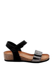 Sandali con strappi Nero Igi&co